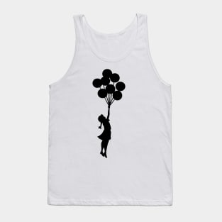 BANKSY Flying Balloon Girl Tank Top